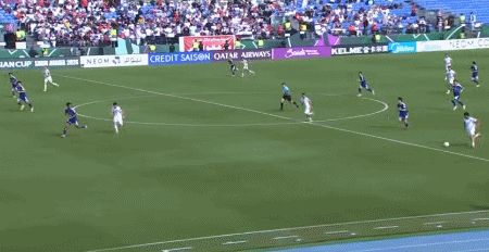 足球直播-半场：日本U23 0-1约旦U23，阿赛扎破门